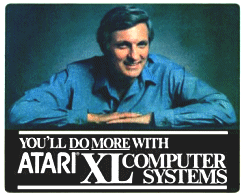 Alan Alda, star of the TV Show M*A*S*H, advertises for Atari