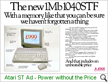 Atari 1040STF Ad (UK 1986)