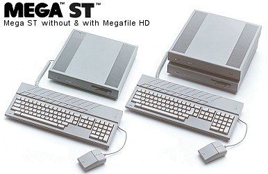 Mega ST with and without Hard Drive